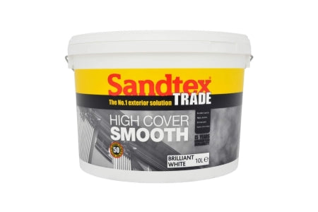 Sandtex Trade High Cover Smooth White 7.5l