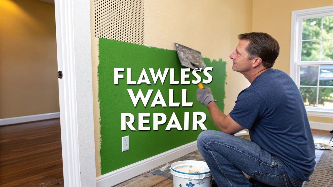 A Homeowner's Guide to Flawless Hole in Wall Repair