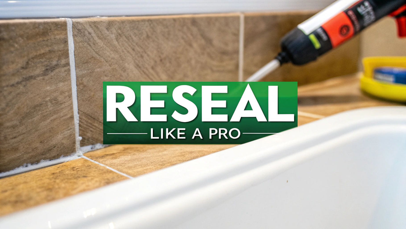 How to Reseal a Bathroom Like a Pro