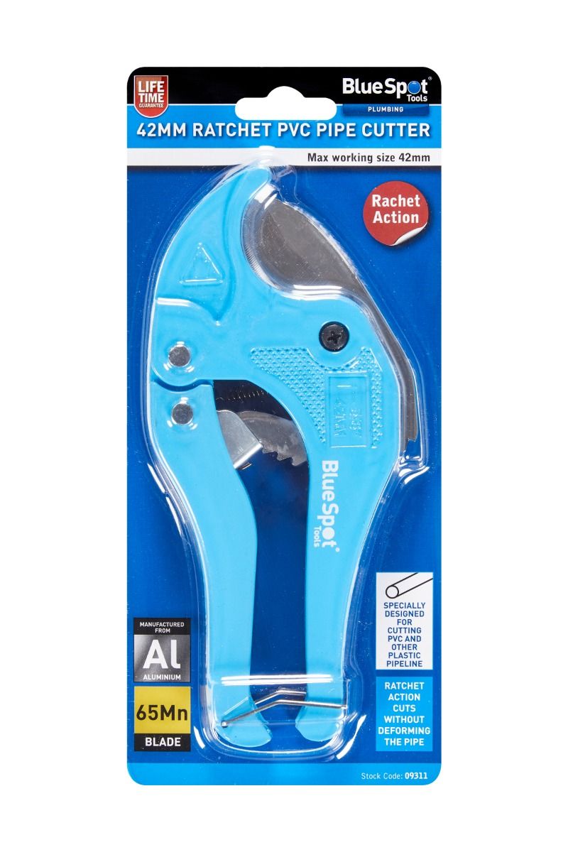 Bluespot Ratchet PVC Pipe Cutter 42mm 09311