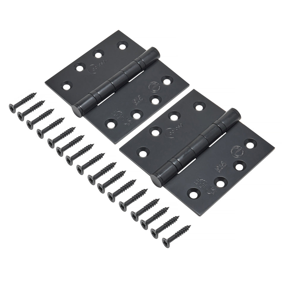 Eclipse 102 x 76mm Ball Bearing Hinge Grade 13 Matt Black