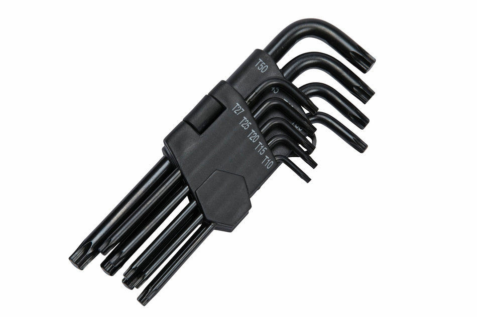 Bluespot Long Arm Ball End TORX Key Set of 9 (T10-T50) 15305