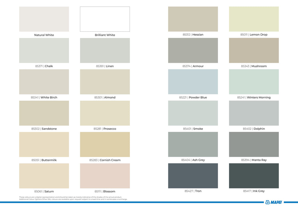 Mapei Mapetherm Silancolor Basecoat Primer price A 20KG