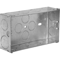 Electrical Metal 2 Gang Back Box