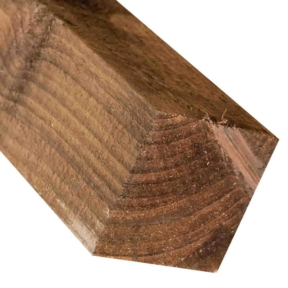 Brown Fence Post 100mm x 100mm