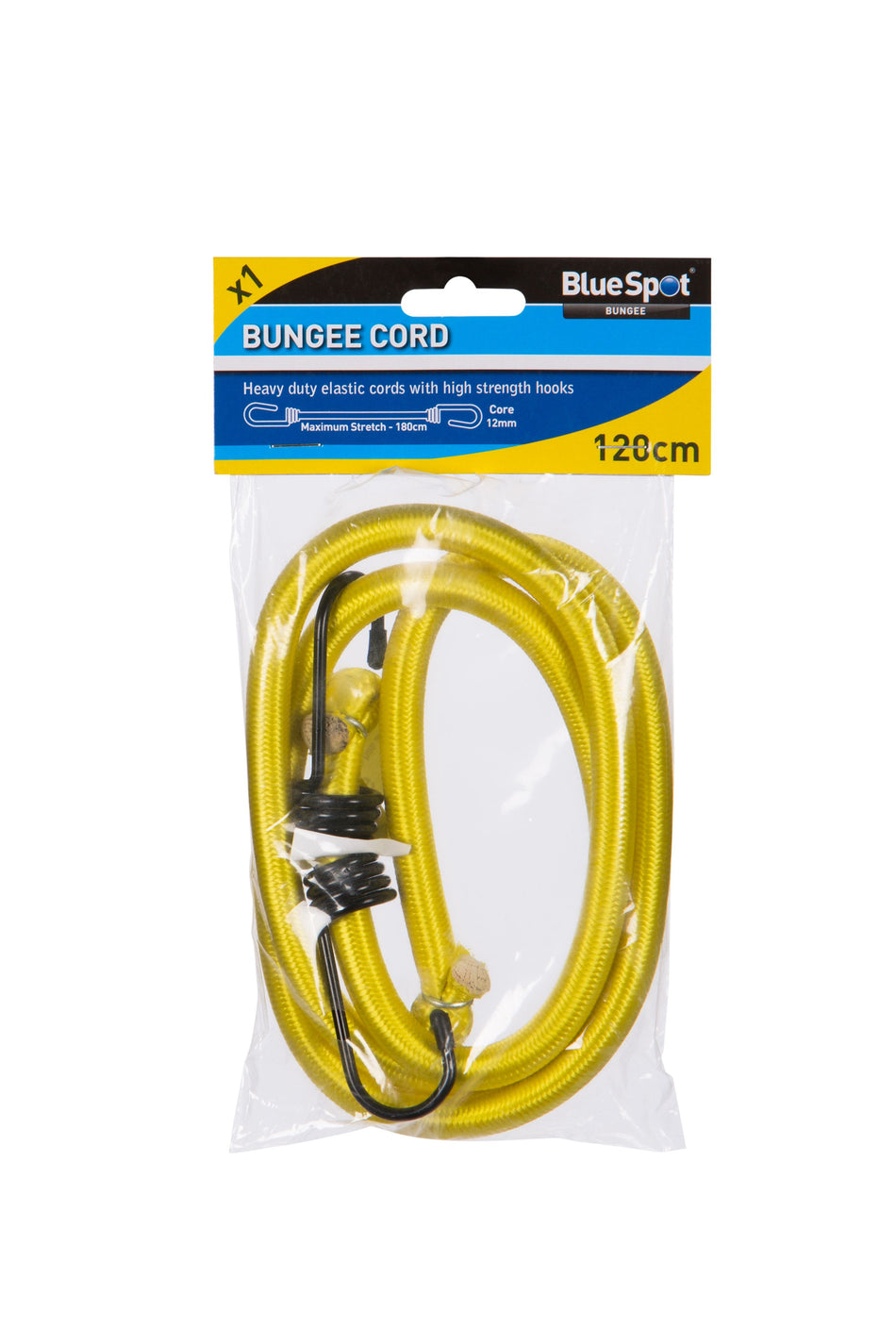 Bluespot 1pc Bungee Cord 120cm (YELLOW) 45430