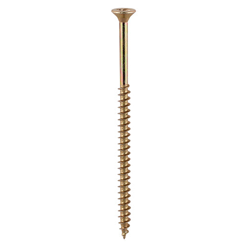 Solo Woodscrews - PZ - Double Countersunk - Yellow 5 x 80mm (200)