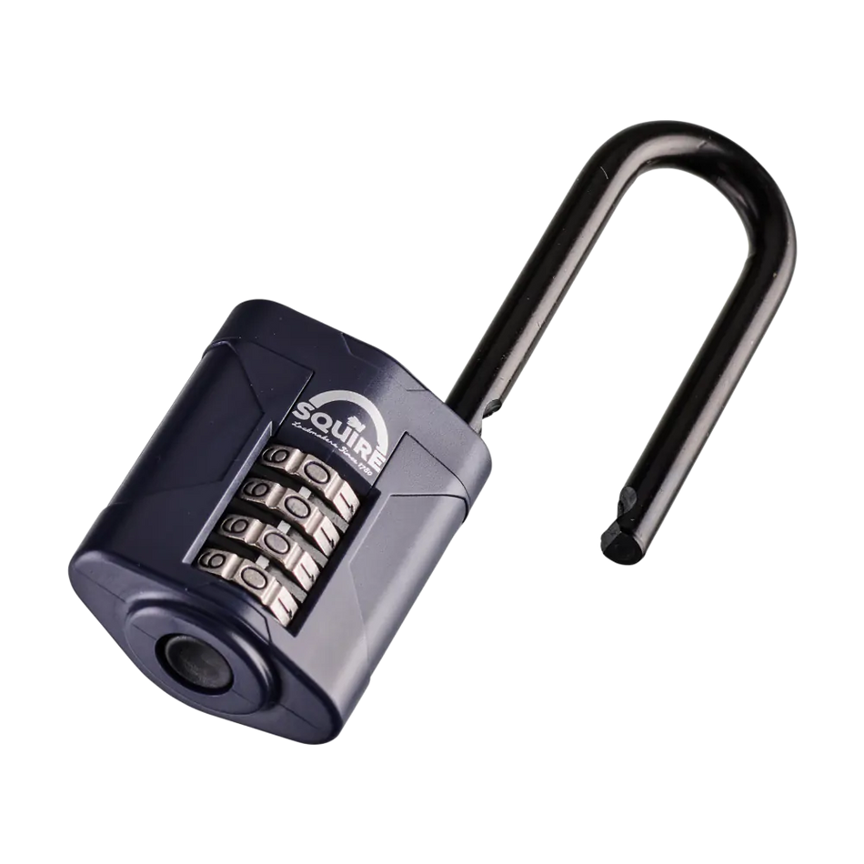 Squire 2.5 inch Long Shackle Heavy Duty Combination Padlock CP50/2.5
