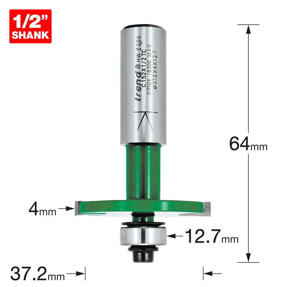 Trend C152X1/4TC - Biscuit jointer set