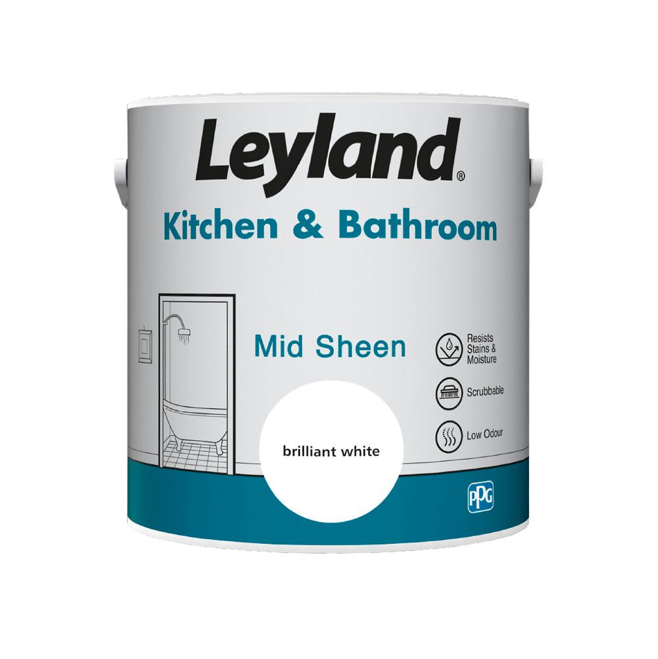 Leyland Kitchen & Bathroom Paint 2.5ltr