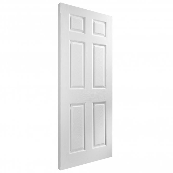 Certified Moulded 6Panel 1/2Hour Doors Grained