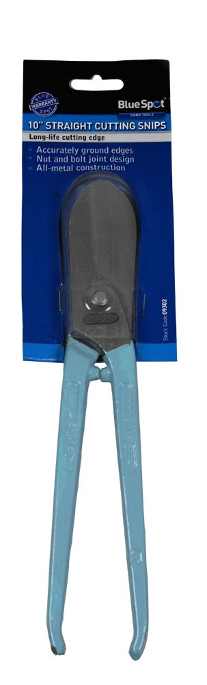 Bluespot Straight Cut Snips 250mm 09302