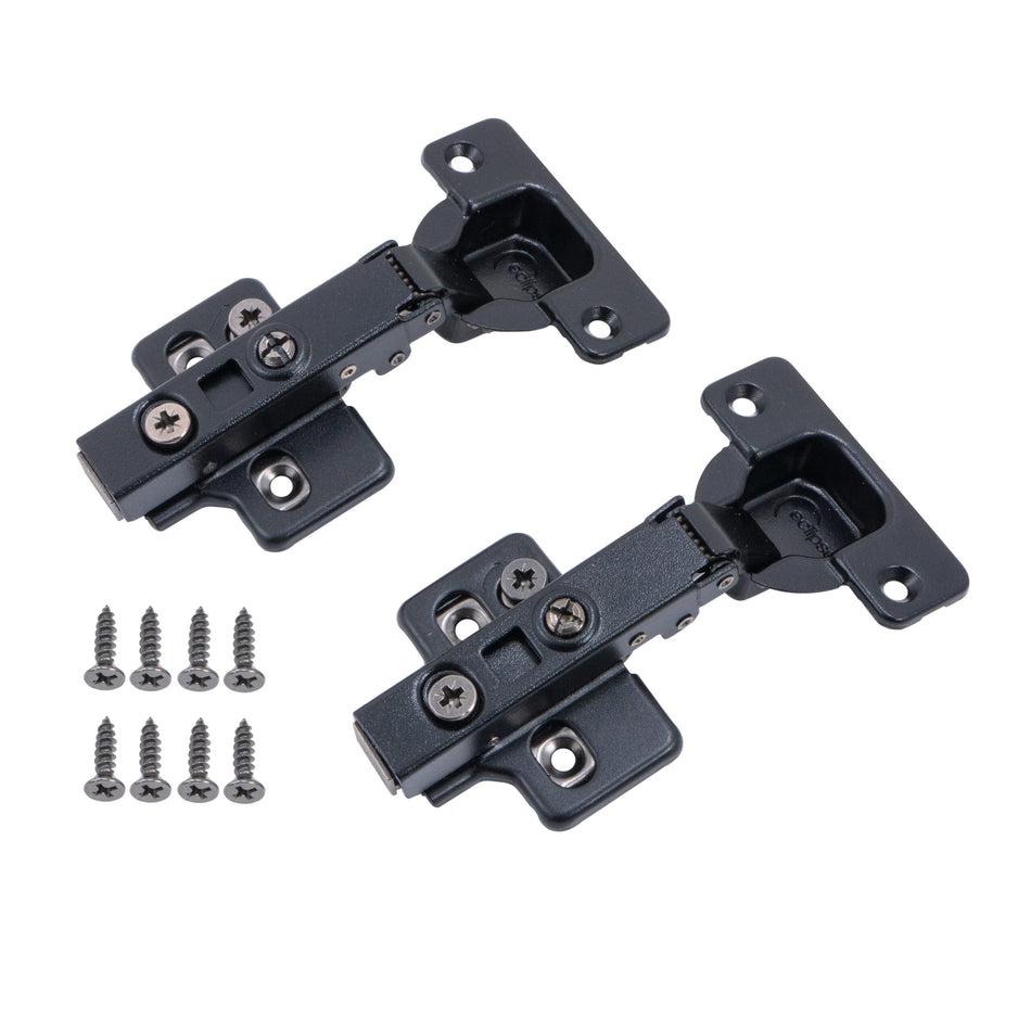 Black 3D Adjustable Cabinet Hinge 105 degree (Soft Close)