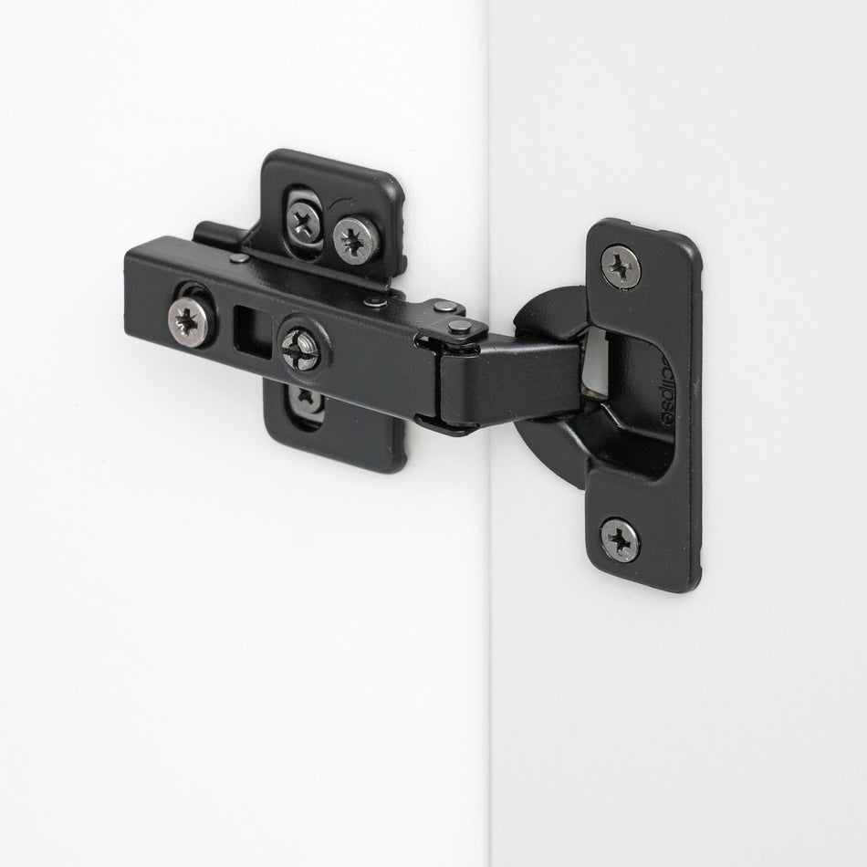 Black 3D Adjustable Cabinet Hinge 105 degree (Soft Close)