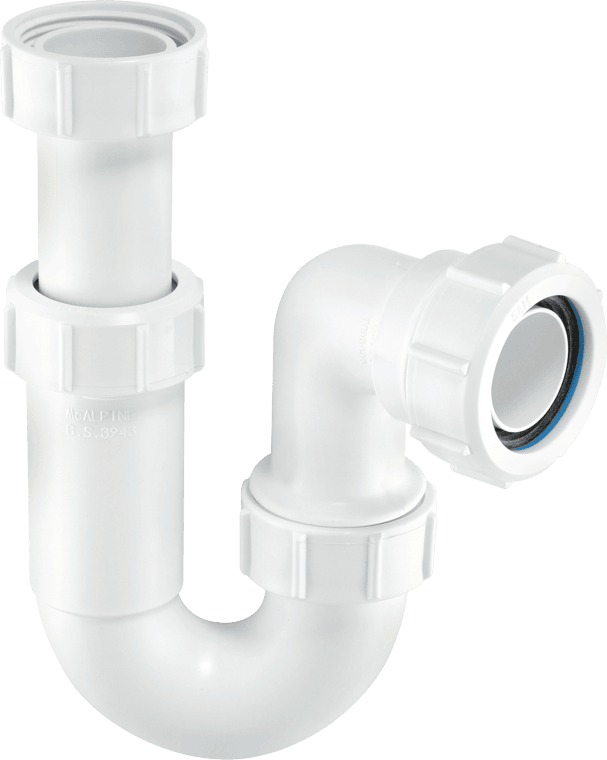 McAlpine  ASC10 (40mm) Tubular Adjustable Inlet P Trap With 75mm Seal