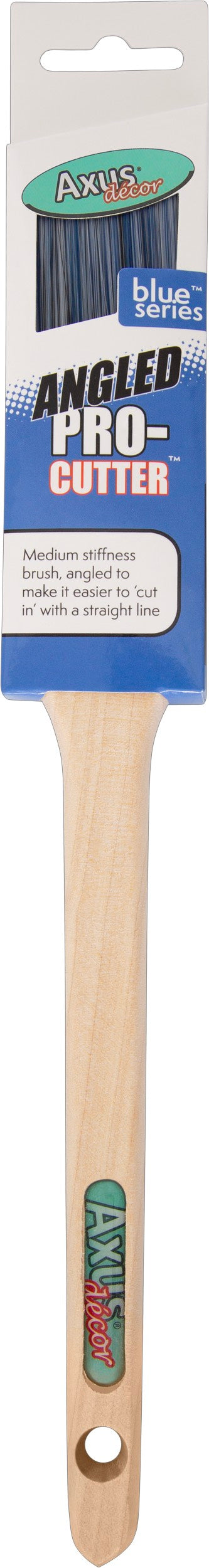 Axus Angled Pro Cutter Brush (Blue Series) 1.5" / 38mm AXU/BBA15