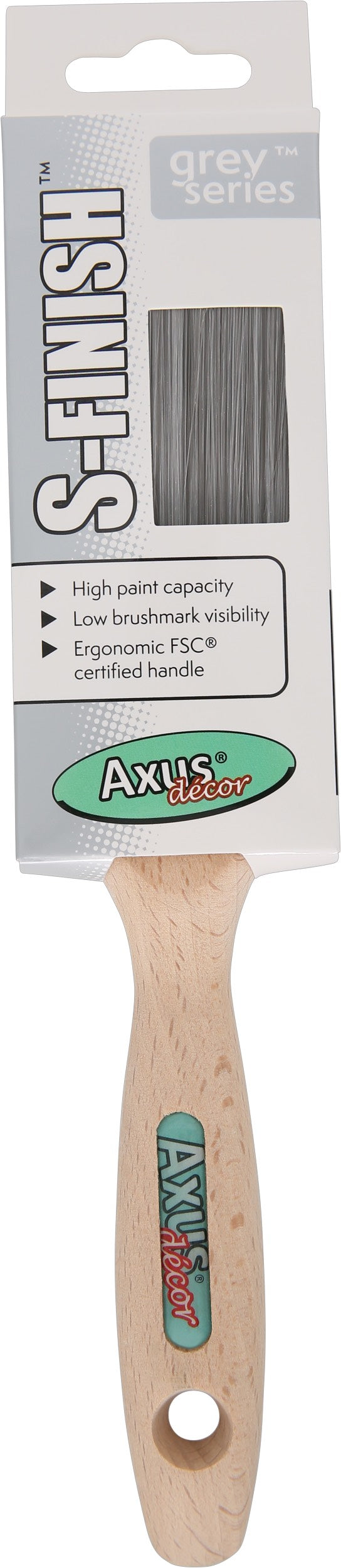Axus S-Finish Brush (Grey Series) 2" / 50mm AXU/BG2