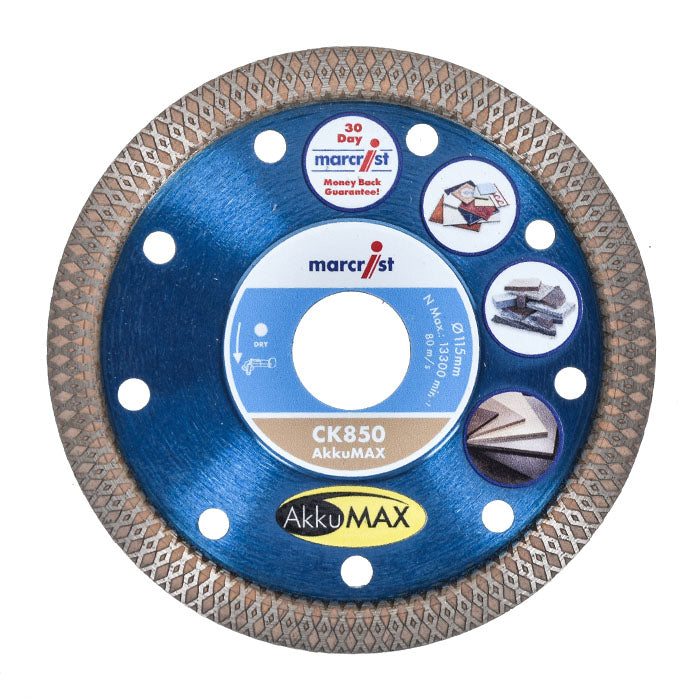 Marcrist CK850 AkkuMAX Extreme Speed Tile Cut 115mm