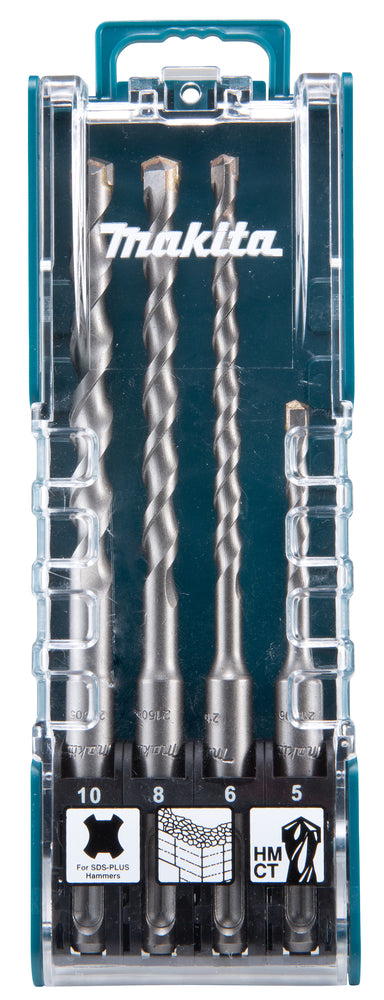 Makita SDS Plus 4pcs Drill Bit Set D-74136