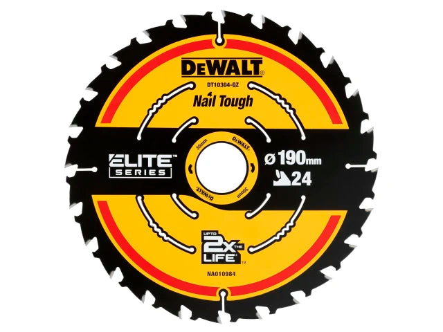 Dewalt ELITE Series Framing Circular Saw Blade 190 x 30mm x 24T