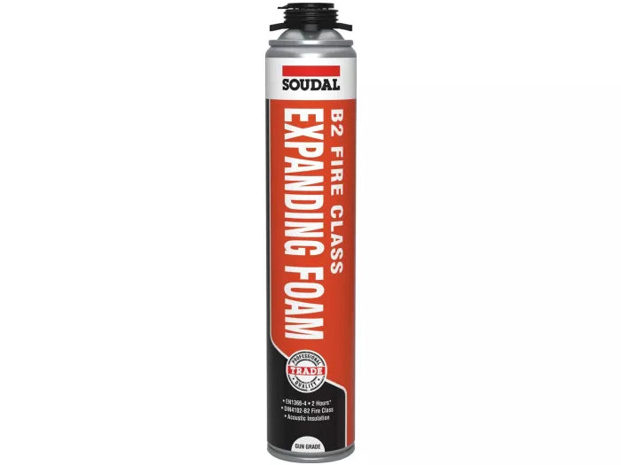 Soudal B2 Fire Class Expanding Foam GUN GRADE 750ml