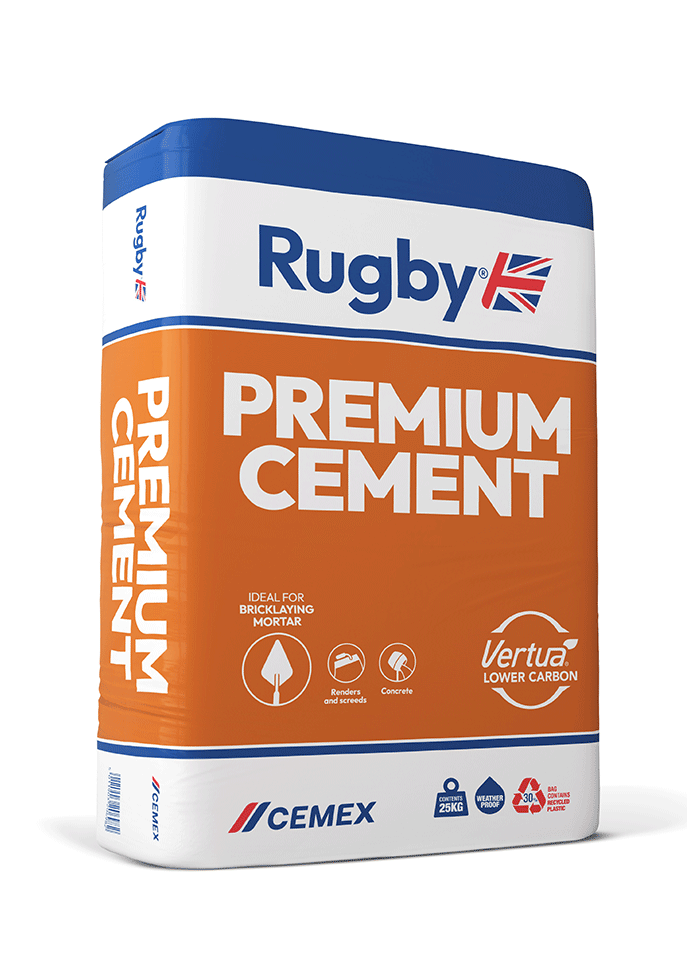 Rugby Premium Cement 25KG (PLASTIC)