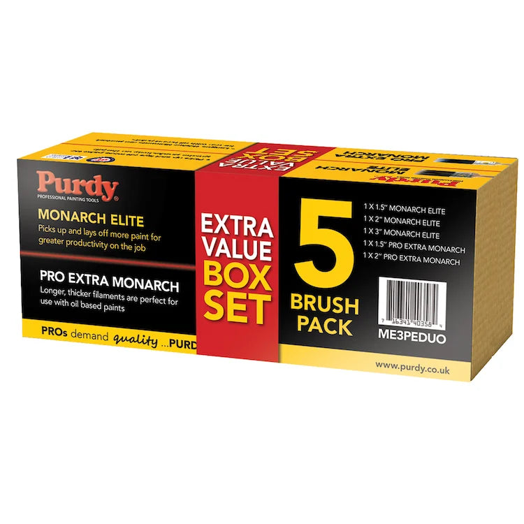 Purdy Monarch Elite & Pro Extra Monarch 5 Pack (ME3PEDUO)  (SPECIAL OFFER WHILE STOCKS LAST)