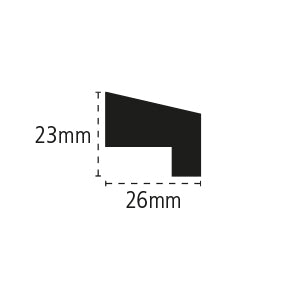 Firecheck Bead 26x23mm Hardwood 2.4mtr (HTM889)