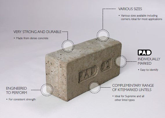 Concrete Padstone