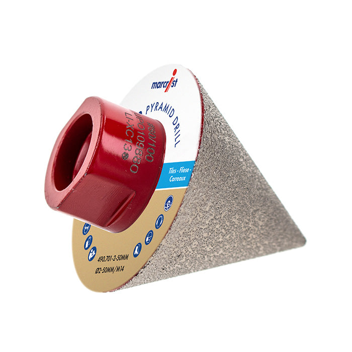 Marcrist Pyramid Diamond Drill 2 - 50mm PD750