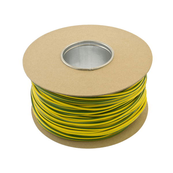 Green/Yellow PVC Earth Sleeving x 100m