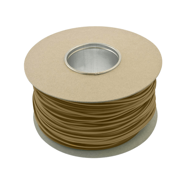 Brown PVC Sleeving 2mm x 100m