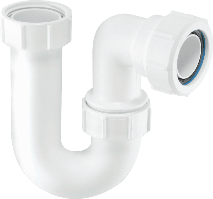 McAlpine SC10 (40mm) Tubular Swivel P Trap With 75mm Seal
