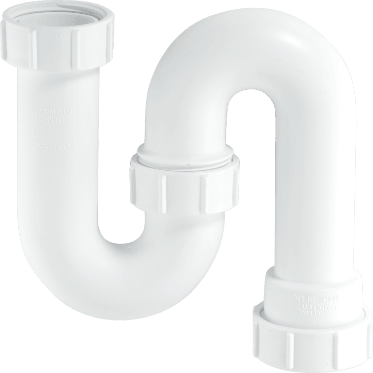 McAlpine SD10 (40mm) Tubular swivel S Trap With 75mm Seal