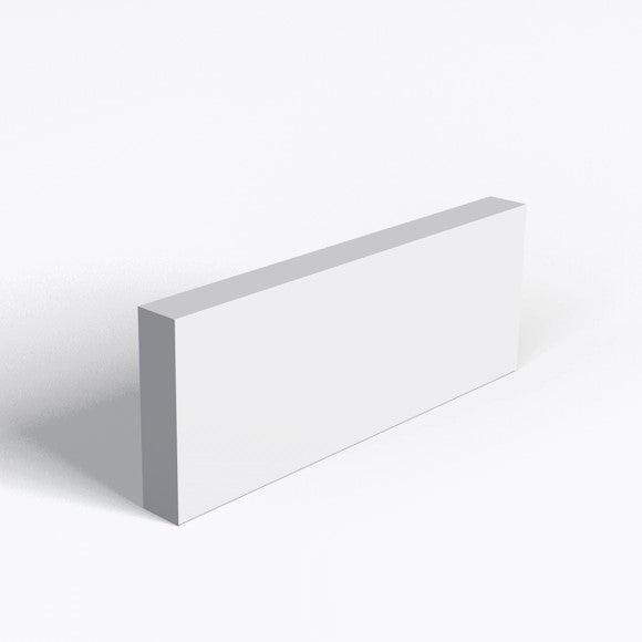 18 x 144 MDF Square Edge Skirting Length 4.4M