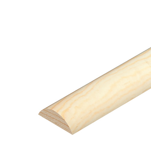 Half Round 18x6mm Pine 2.4mtr (TM590)