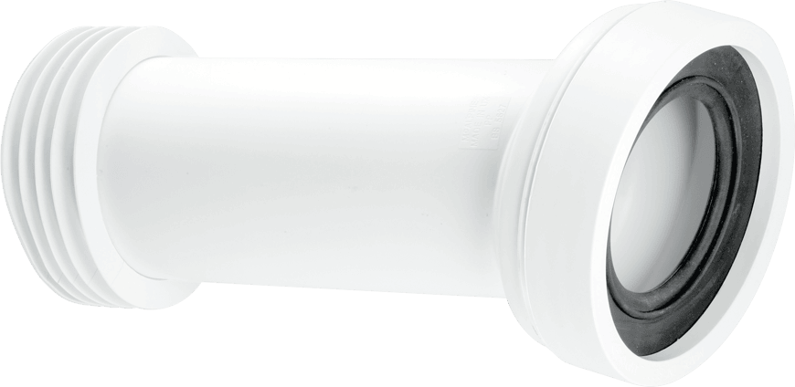 Mcalpine WC-CON7 Rigid WC Connector With Adjustable Length & 14 deg. Angle