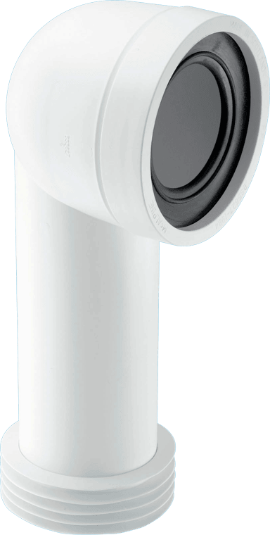 Mcalpine WC-CON8 Rigid WC Connector With Adjustable Length & 90 deg. Bend