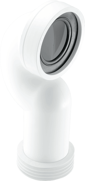 Mcalpine WC-CONQ Spacesaver Rigid 90 deg. WC Connector With Adjustable Length