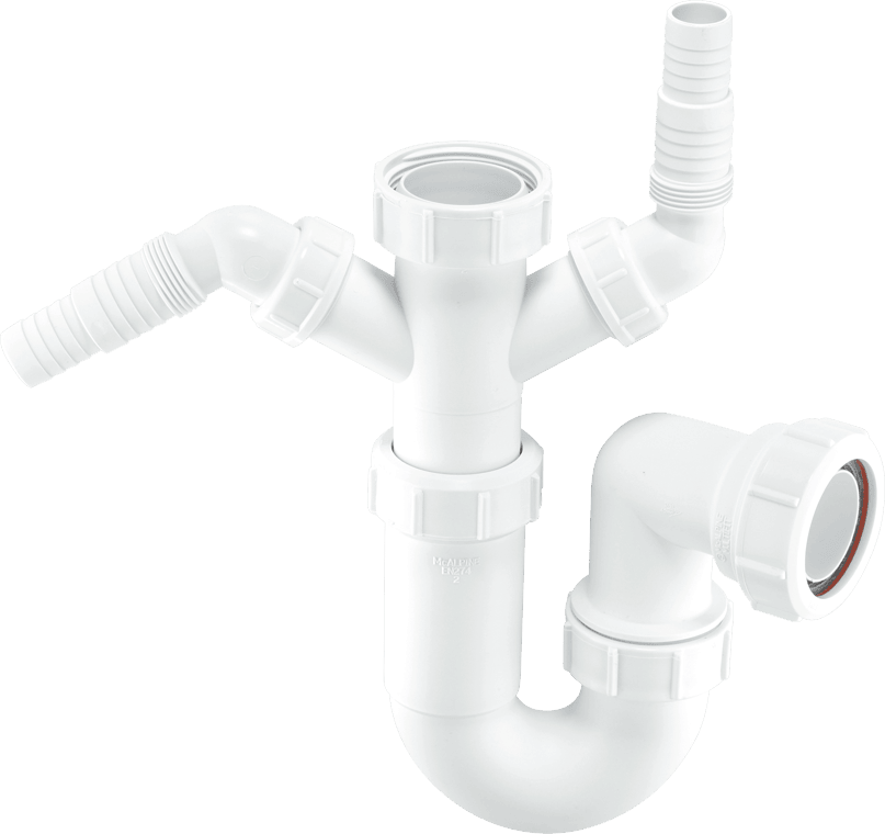 McAlpine WM11 (40mm) Double Appliance Trap With 75mm Seal