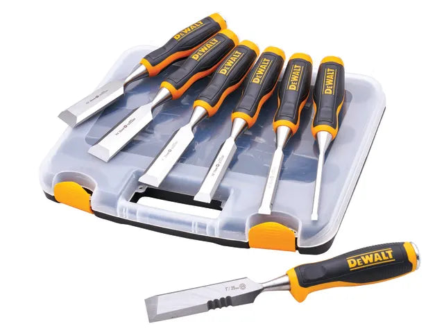 XMS25CHISEL DeWalt 6 Piece Chisel Set With Free Chisel Knife