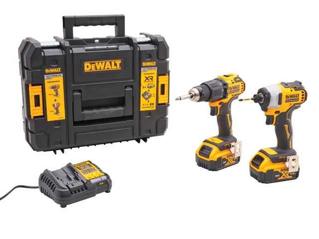 XMS25DEWPACK DeWalt 18V Combi Drill & Impact Driver with 2 X 5Ah Li-ion Batteries