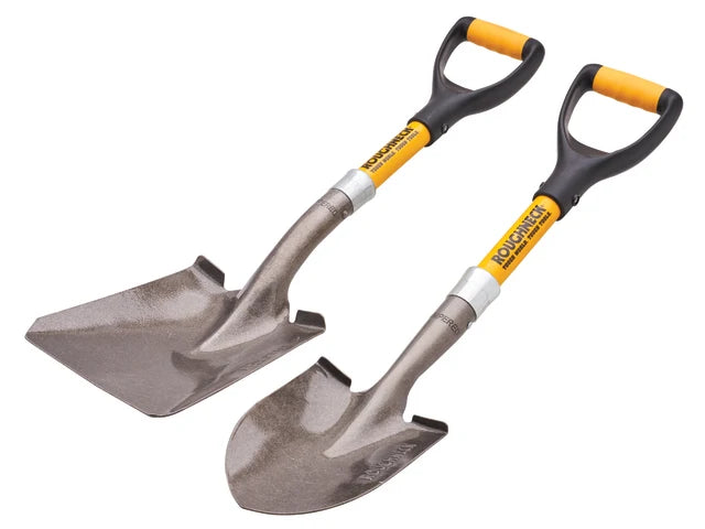 XMS25SHOVEL Roughneck Bulk & Round Micro Shovel Twin Pack