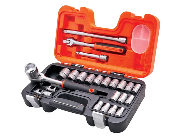 XMS25SS12 Bahco 1/2in Drive Socket Set (24 Piece)