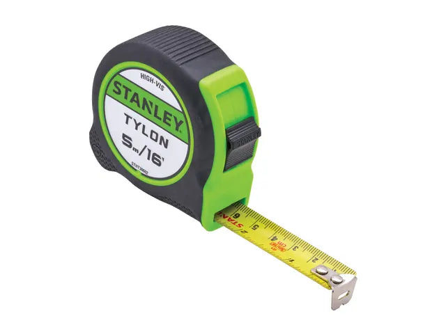 XMS25TAPE5 STANLEY Hi-Viz Tylon Tape 5m (16ft)