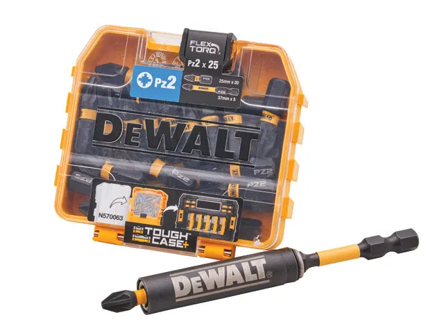 XMS25TICTAC DeWalt PZ2 Screwdriver Bit Pack & Bit Holder