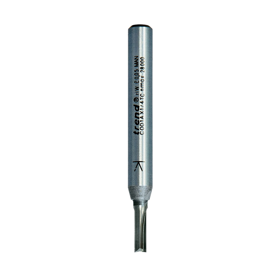 Trend C001BX1/4TC - Two Flute Cutter 3.2mm diameter