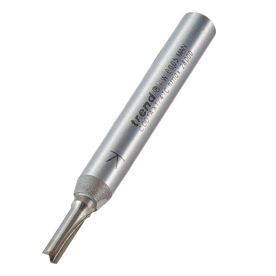 Trend C001AX1/4TC - Two Flute Cutter 3mm diameter