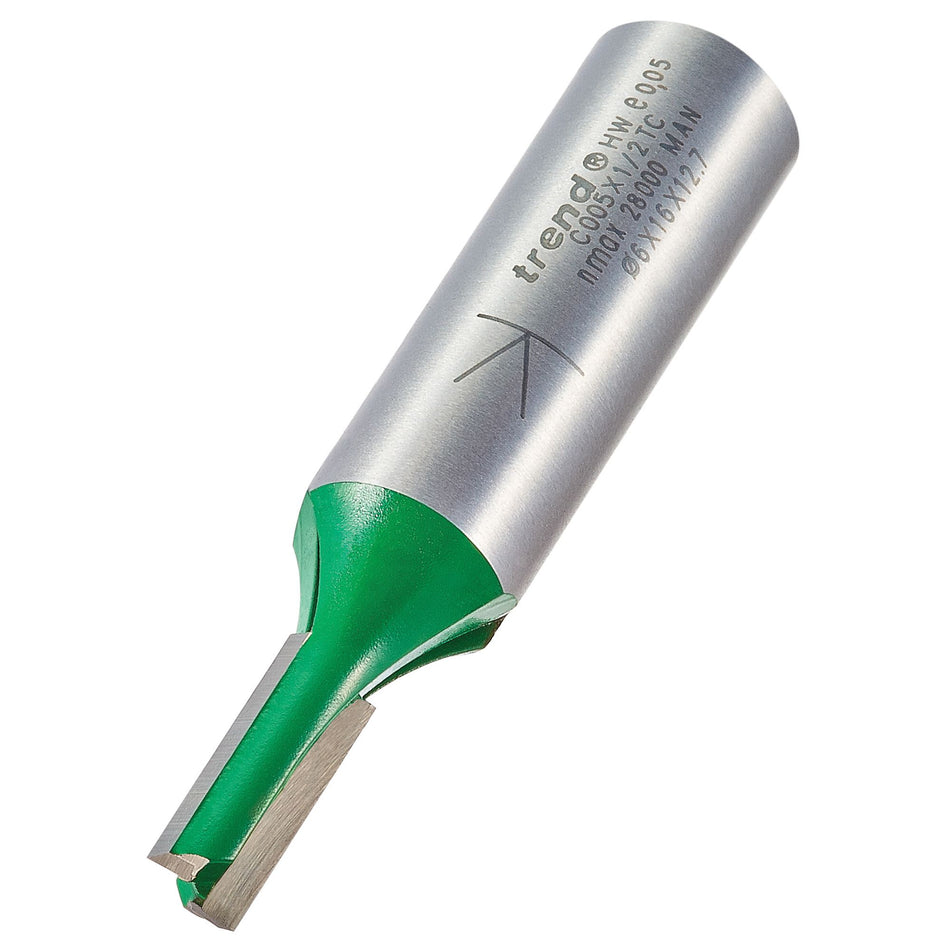 Trend C005X1/2TC - Two Flute Cutter 6mm diameter