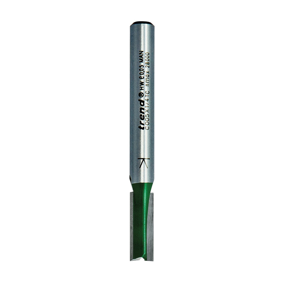 Trend C005X1/4TC - Two Flute Cutter 6mm diameter